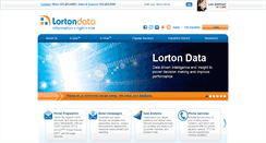 Desktop Screenshot of lortondata.com